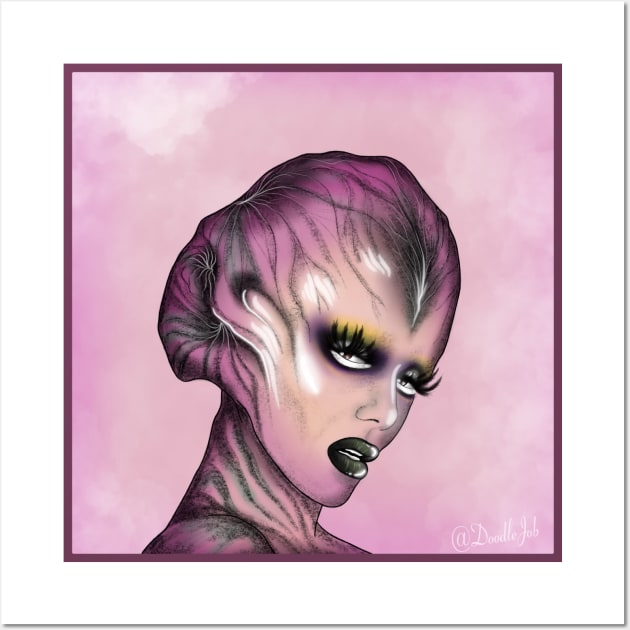 Jeffree Star Alien Wall Art by DoodleJob